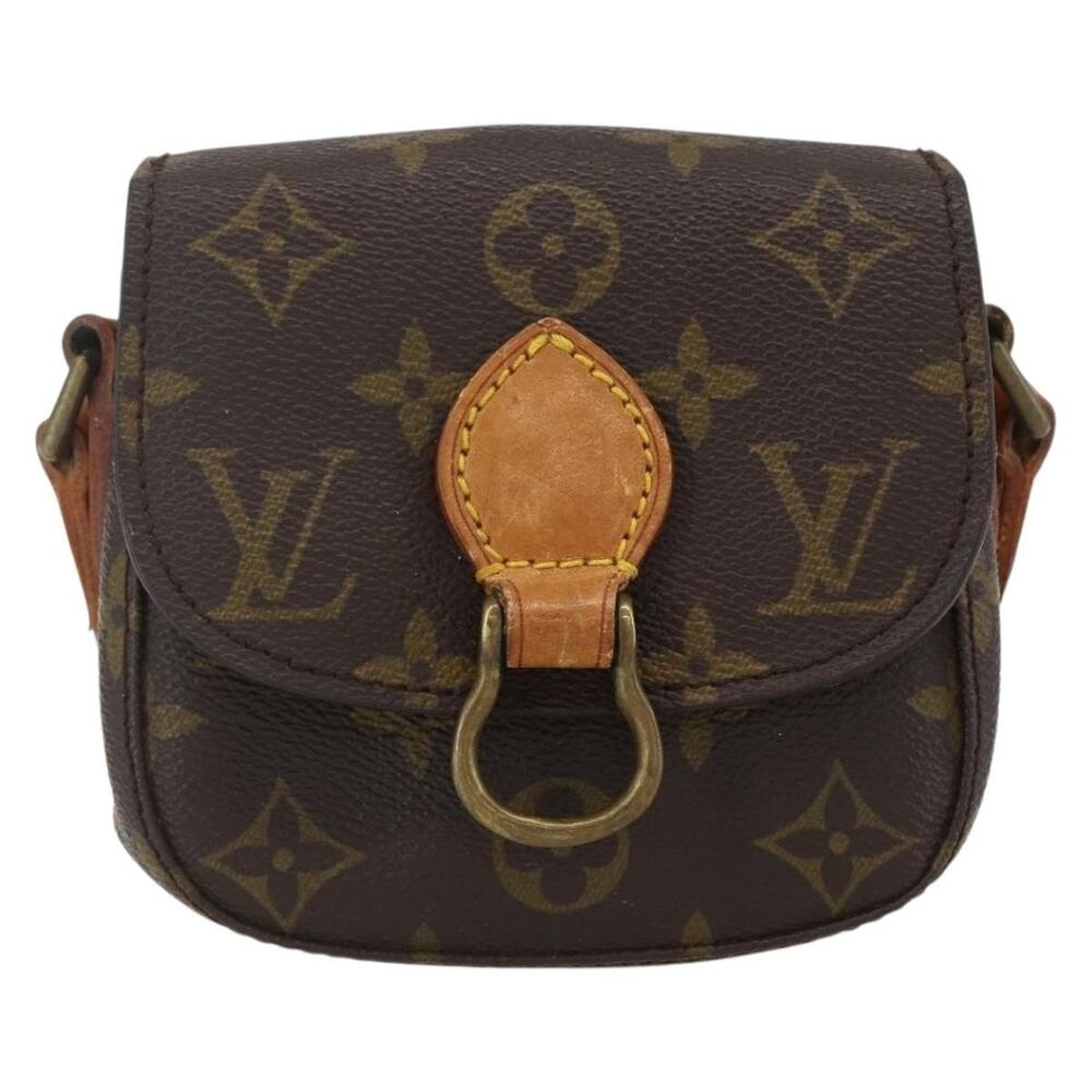 Louis Vuitton Monogram Bebe Saint Cloud Shoulder Bag Brown